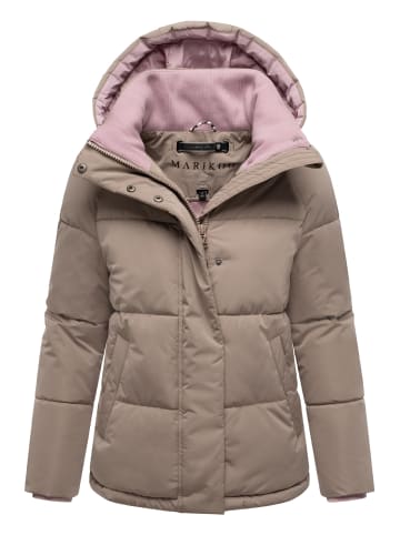 Marikoo Steppjacke Omariaa 16 in Taupe Grey