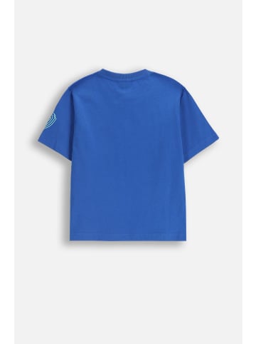 Coccodrillo T-Shirt mit kurzem Ärmel in kobaltblau