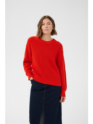 PART TWO Strickpullover BozenaPW Baggy fit in Goji Berry