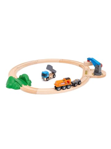Brio Brio Aktionsspiel Starterset Güterzug mit Kran A in bunt
