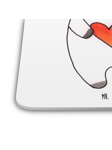 Mr. & Mrs. Panda Coaster Einhorn Herz ohne Spruch in Weiß