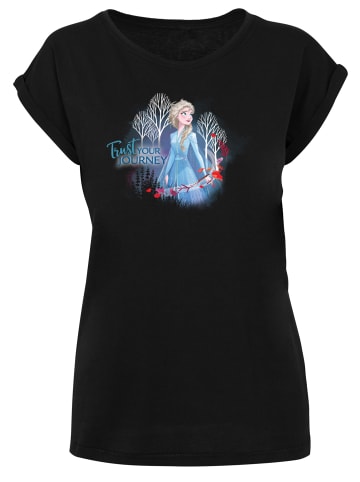 F4NT4STIC T-Shirt Disney Frozen 2 Trust Your Journey in schwarz