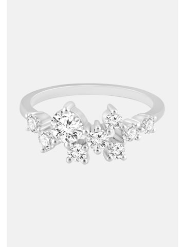 Ethische Diamanten Ring aus 375 Weißgold mit Lab Grown Diamant