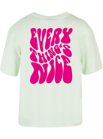 Mister Tee Shirt "Everything Is Nice Tee" in Grün