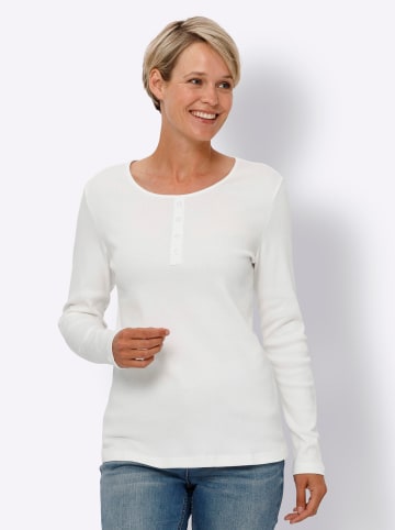 Sieh an! Langarmshirt in ecru