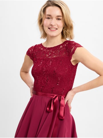 SWING Abendkleid in bordeaux - 0006