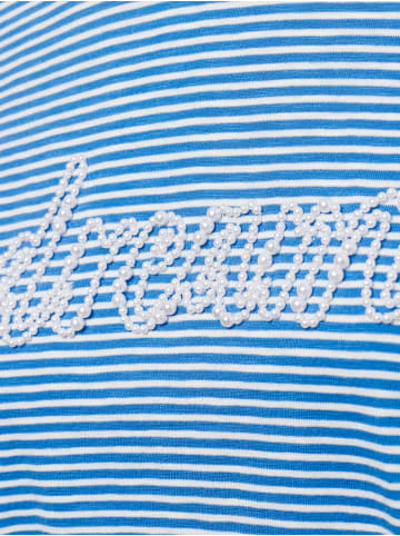 s.Oliver T-Shirt in blau weiß