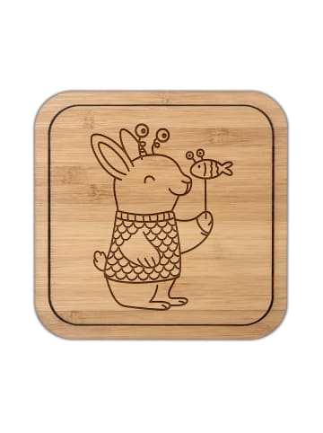 Mr. & Mrs. Panda Untersetzer quadratisch Fische Astrologie ohne ... in Transparent