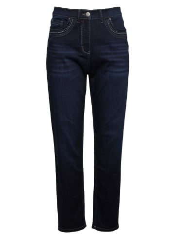 Ulla Popken Jeans in dark blue denim