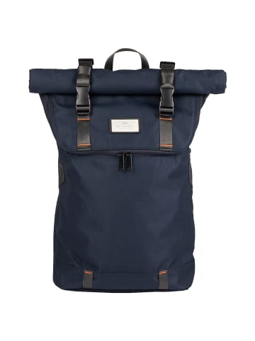 Doughnut Christopher Nylon Accents - Rucksack 15" in navy x orange