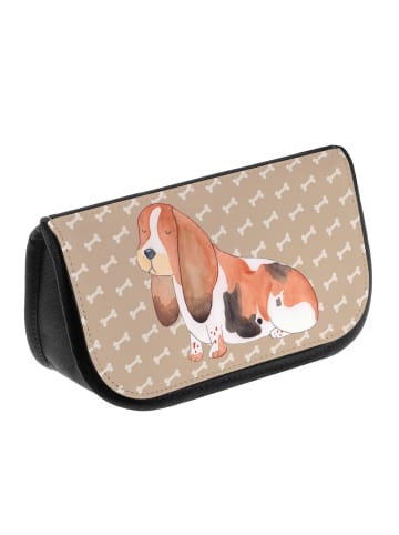 Mr. & Mrs. Panda Kosmetiktasche Hund Basset Hound ohne Spruch in Hundeglück
