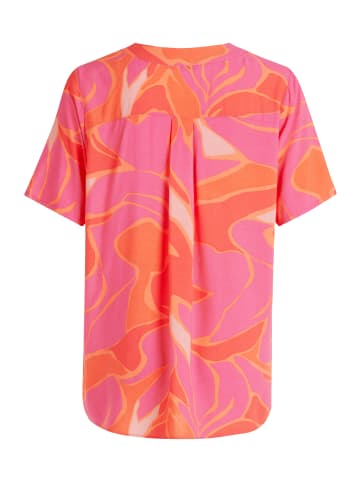 Betty Barclay Tunika-Bluse mit V-Ausschnitt in Pink/Rosa