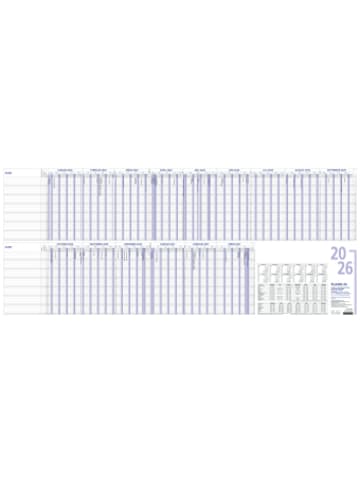 TeNeues Calendars & Stationery Kalender - Zettler Urlaubsplaner 15 Mon 2026 - Wandkalender 100 × 42 cm,