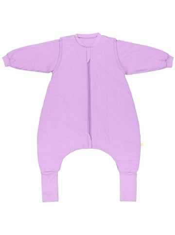 Schlummersack Schlafsack mit Füßen und umklappbaren Bündchen, 2.5 TOG in Lavendel
