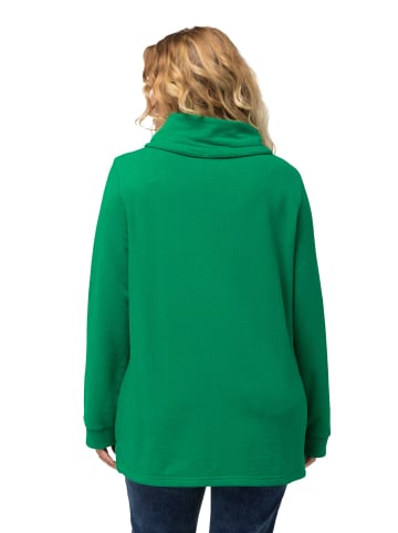 Ulla Popken Sweatshirt in smaragdgrün