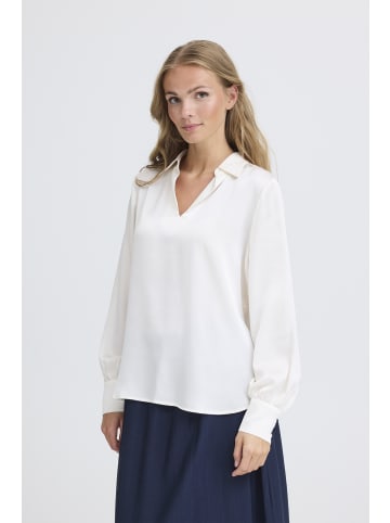 ICHI Langarm - Hemd IHSTORMY Regular fit in Almond Milk