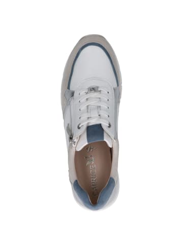 Caprice Sneaker in WHITE/SILVER