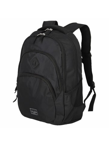 travelite Basics Melange - Rucksack 45 cm (nature/anthracite) in schwarz