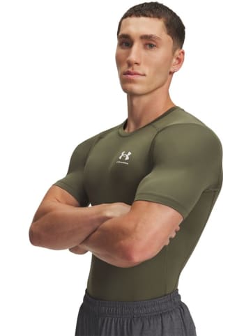 Under Armour Sportshirt "Heatgear Armour Comp T-Shirt" in Grün