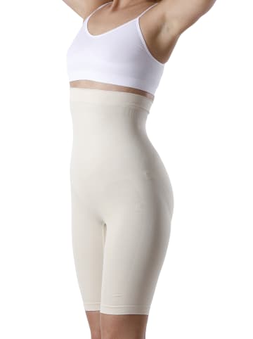 Yenita® Miederhose figurformende Taillenhose mit Bein in haut