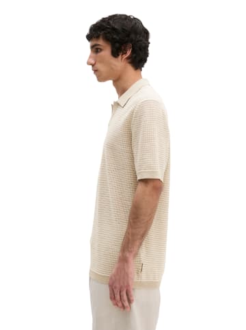 Marc O'Polo Strick-Poloshirt regular in Grey Silk