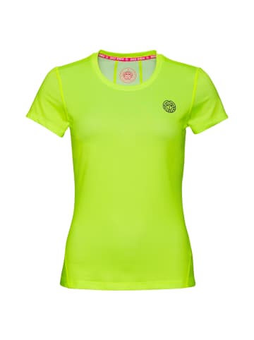 BIDI BADU Eve Tech Roundneck Tee - neon yellow in neongelb