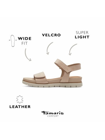 Tamaris Komfort Sandalen für Damen in beige