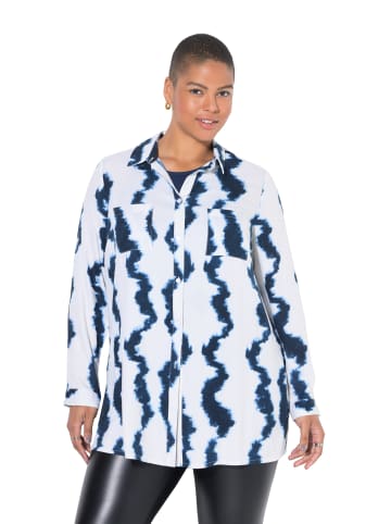 Studio Untold Hemdbluse in dunkel blau