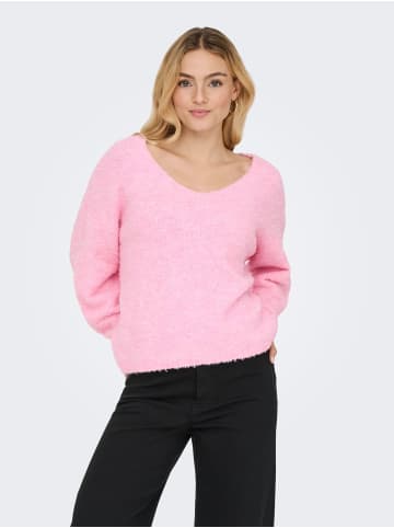 JDY Strickpullover in Prism Pink