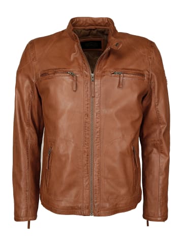 JCC Lederjacke Macadam in dark cognac