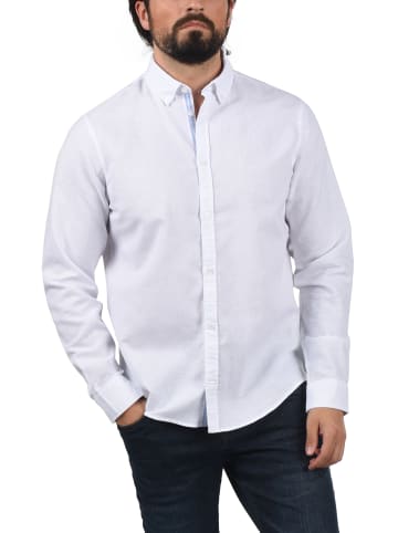 CASUAL FRIDAY Langarmhemd CFAnton - 20503328  Langarmhemd aus Leinenmix in Weiß