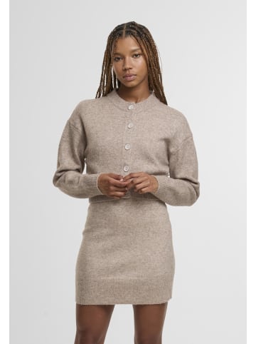 Urban Classics Urban Classics Gestrickte Strickjacke in brown/melange