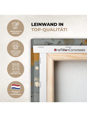 OnlyWow Leinwand Bilder Blütenkunst