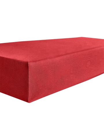 Kneer Spannbetttuch VARIO-STRETCH Q22 in rot