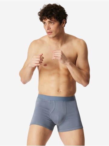 Schiesser Trunk Rib Essentials in blaugrau