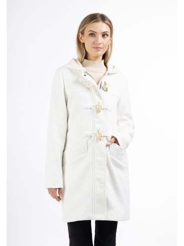 DreiMaster Klassik Damen Dufflecoat Aus Wollgemisch in Wollweiss