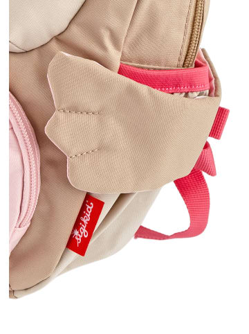 Sigikid Pfötchen-Rucksack Eule in Rosa/Braun