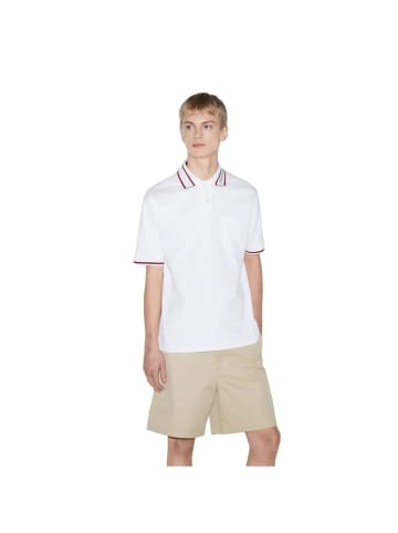 Gucci Polo T-Shirt aus Baumwolle Weiß