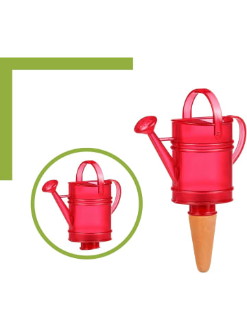 scheurich Scheurich Wasserspender Nelly | 4X Rot | 110 ml Füllmenge | Bewässerun in Rot