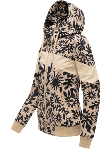 ragwear Übergangsjacke Nuggie Block Flower in Sand26