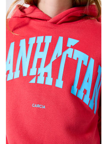 Garcia Sweater mit Kapuze in chili red