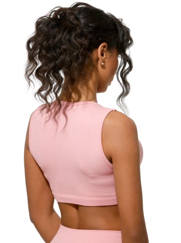 Yenita® Tanktop "Ribbed Collection" in Rosa