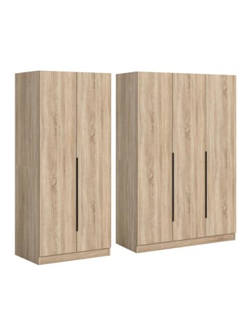 ebuy24 Kleiderschrank Kopenhagen Eiche 200 x 52 cm