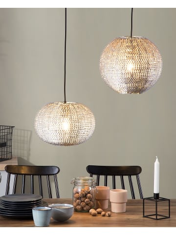Beliani Pendelleuchten REINE in Silber - (W) 32 x (H) 146 x (L) 32 cm