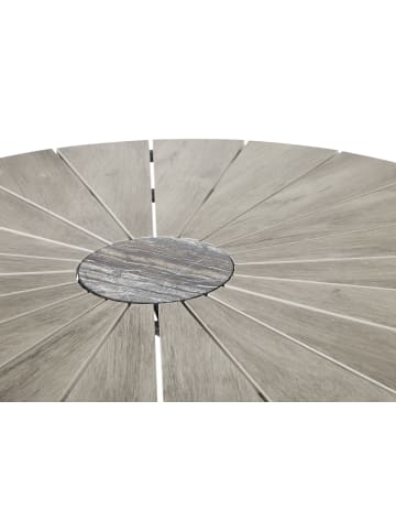 ebuy24 Gartentisch Dance Schwarz 120 x 120 cm