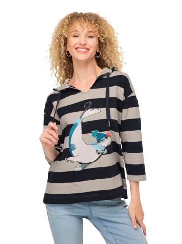 LAURASØN Sweatshirt in blautürkis