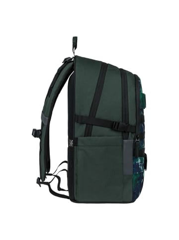 BAAGL Schulrucksack Skate in Grün Forest - 29x43x20cm