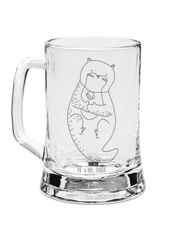 Mr. & Mrs. Panda Seidel Otter Muschel ohne Spruch in Transparent