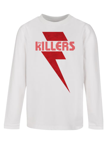 F4NT4STIC Longsleeve Shirt The Killers Red Bolt in weiß