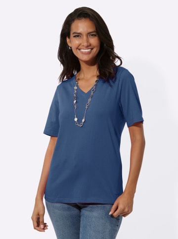 WITT WEIDEN Kurzarmshirt in jeansblau